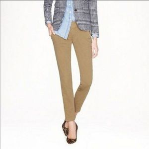 J Crew Frankie Chino Khaki Tan Pants 00P